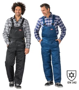 Spodnie ogrodniczki zimowe Planam Gletscher