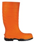 Buty robocze gumowe z podnoskiem Cofra SAFEST ORANGE S5S CI LG FO SR