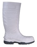Buty robocze gumowe z podnoskiem Cofra SAFEST WHITE S5S CI LG FO SR