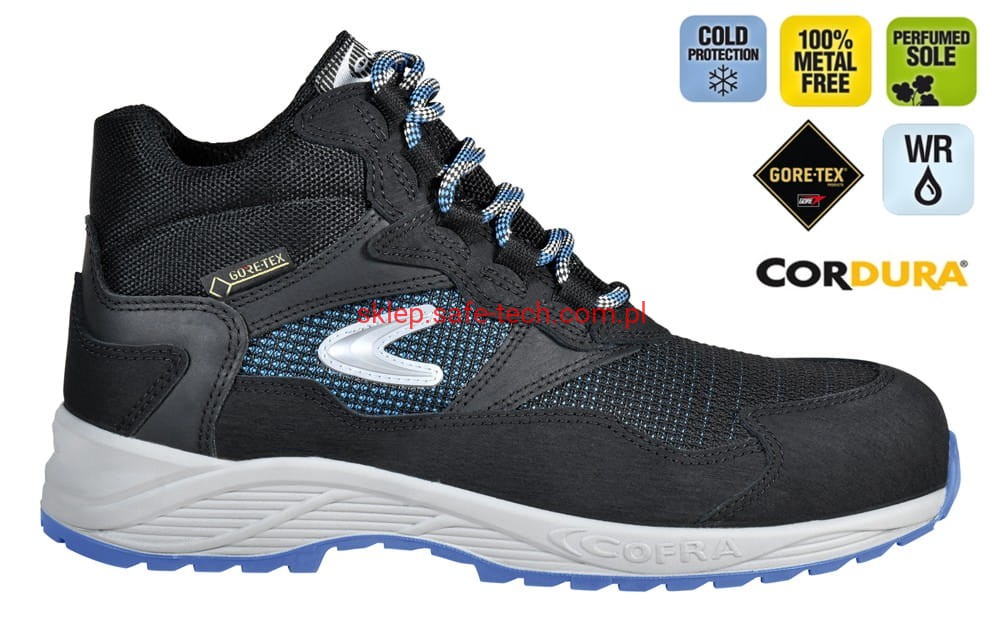 Buty robocze z podnoskiem Cofra Sambafit S3 WR CI SRC (widok z piktogramami)