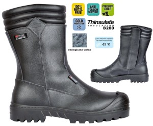 Buty robocze zimowe z podnoskiem Cofra NEW MALI UK S3 CI HRO SRC