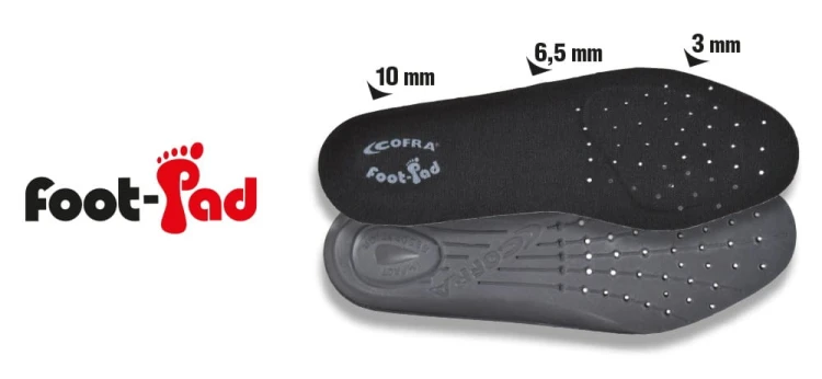 Wkładki Foot-Pad do butów roboczych Cofra Hurling ESD S3S FO SR