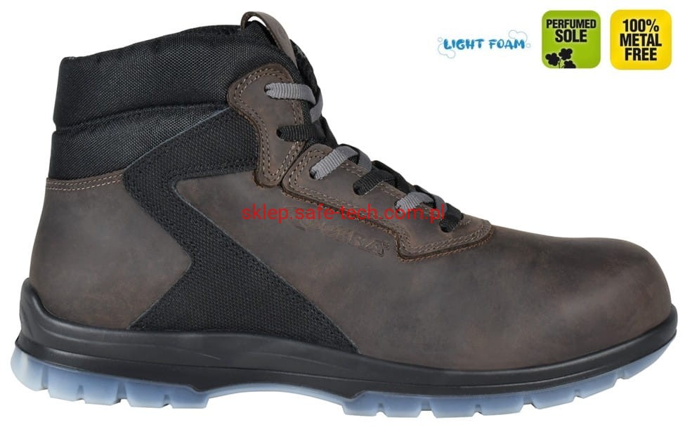 Buty robocze z podnoskiem Cofra Bormio S3S FO SR (widok z piktogramami)