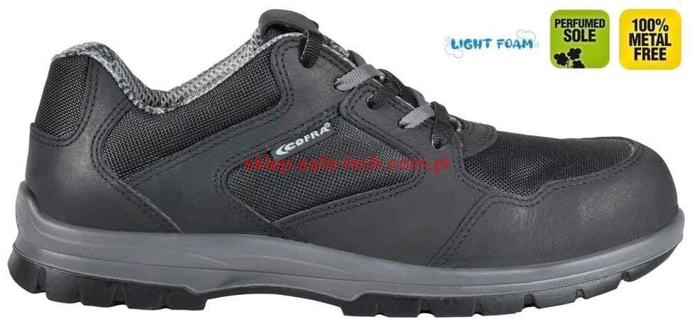 Buty robocze z podnoskiem Cofra Ajaccio S3L FO SR (widok z piktogramami)