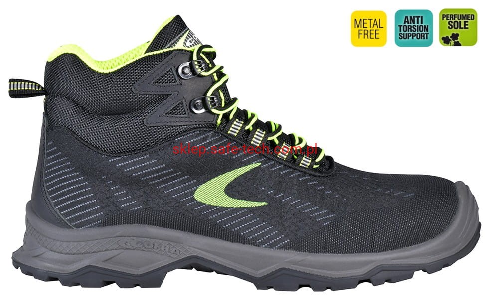 Buty robocze z podnoskiem Cofra Operate S3S SC SR HRO FO LG (widok z piktogramami)