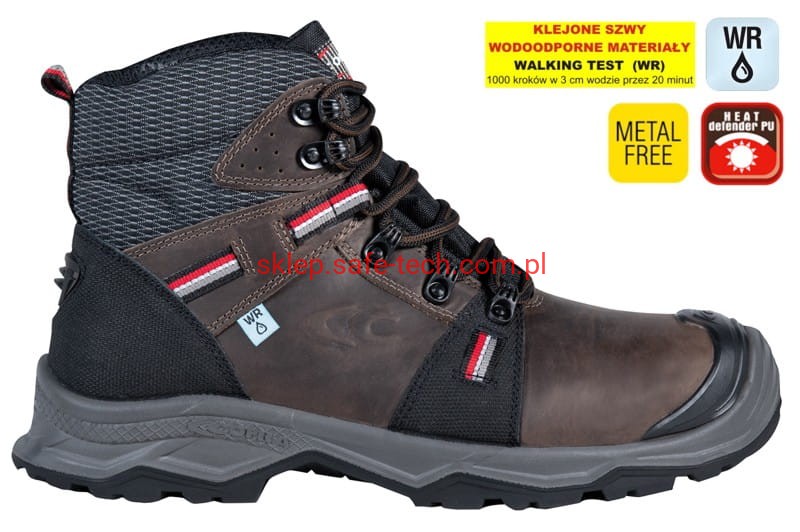 Buty robocze z podnoskiem Cofra Rampone S7S HI CI SC SR HRO FO LG (widok z piktogramami)