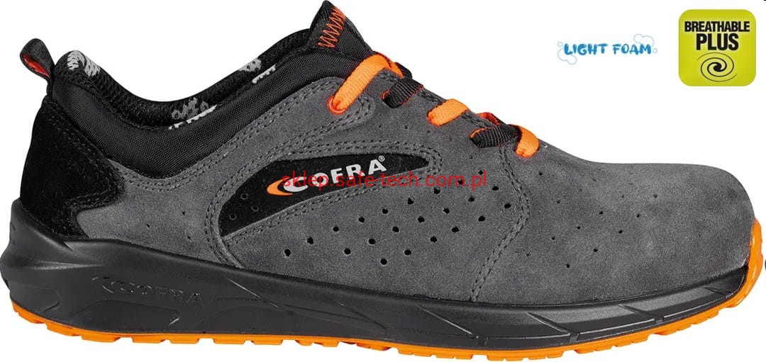 Buty robocze z podnoskiem Cofra Fartlek S1 PS FO SR (widok z piktogramami)