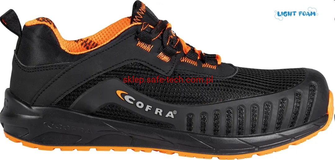 Buty robocze z podnoskiem Cofra Globet S1 PS SC FO SR (widok z piktogramami)