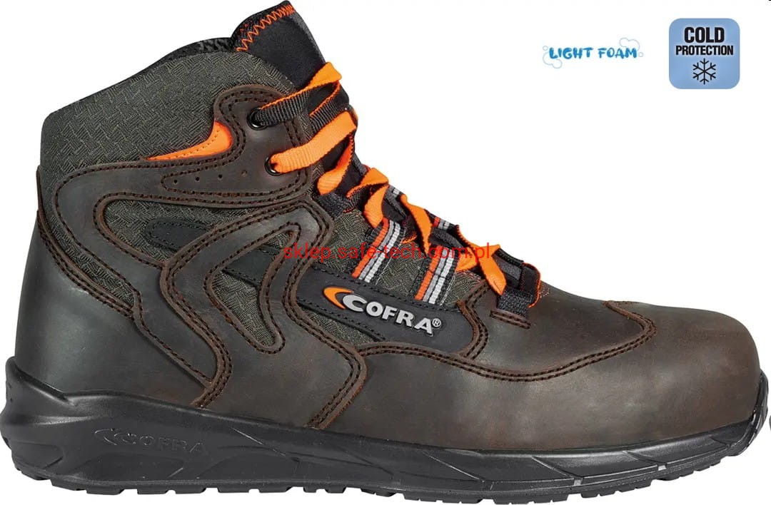 Buty robocze z podnoskiem Cofra Overplay S3S CI FO SR (widok z piktogramami)