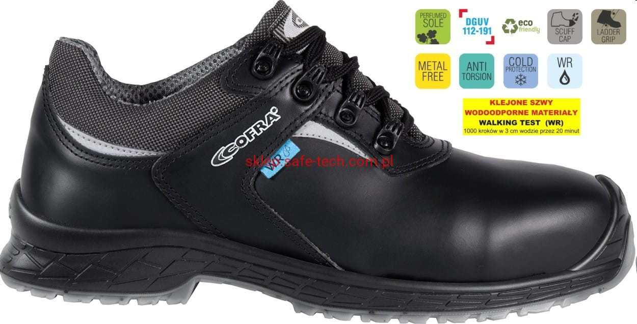 Buty robocze z podnoskiem Cofra Allier S7 CI LG SC FO SR (widok z piktogramami)