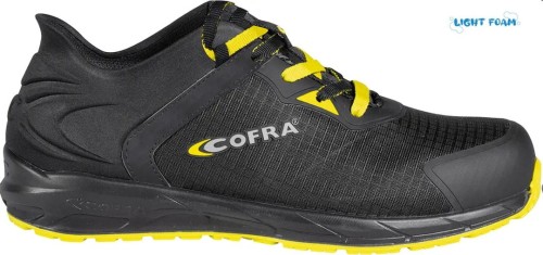 Buty robocze z podnoskiem Cofra Sprint S1 PS SC FO SR (widok z piktogramami)