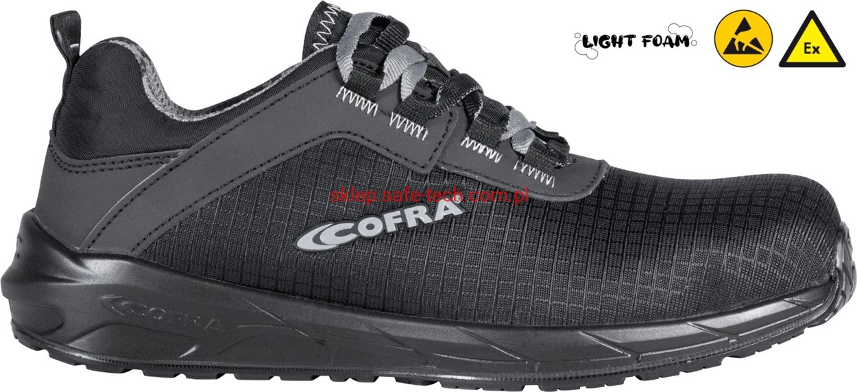 Buty robocze z podnoskiem Cofra Intensity ESD S3S FO SR (widok z piktogramami)