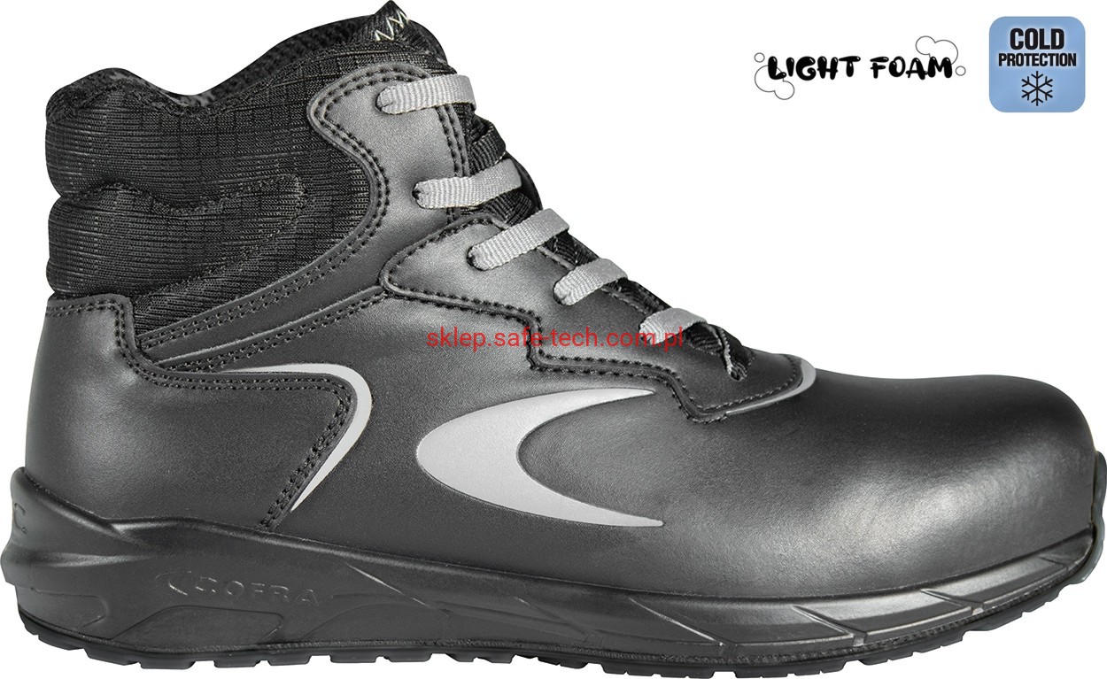 Buty robocze z podnoskiem Cofra Bulk S3S CI FO SR (widok z piktogramami)