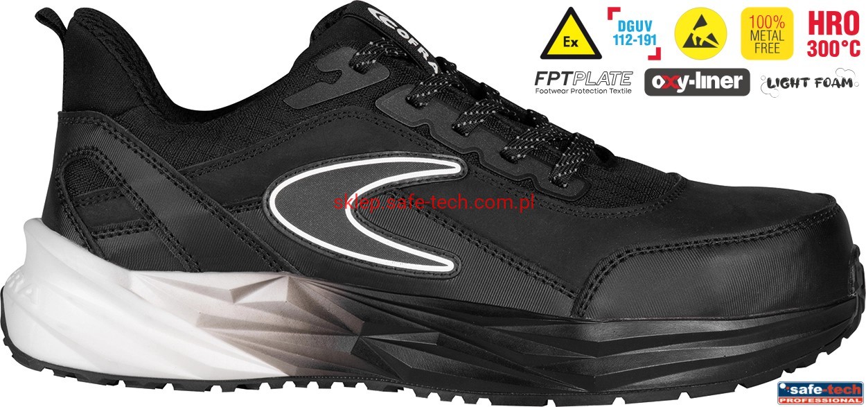 Buty robocze z podnoskiem Cofra Orvik ESD S3S CI HRO FO SR (widok z piktogramami)