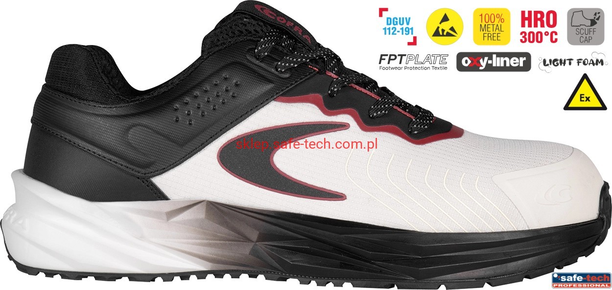 Buty robocze z podnoskiem Cofra Kraftor ESD S3S HRO SC FO SR (widok z piktogramami)