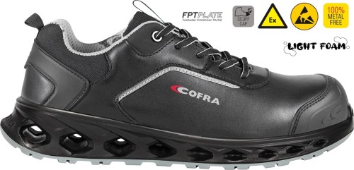 Buty robocze z podnoskiem Cofra Endurance ESD S3S FO SR (widok z piktogramami)
