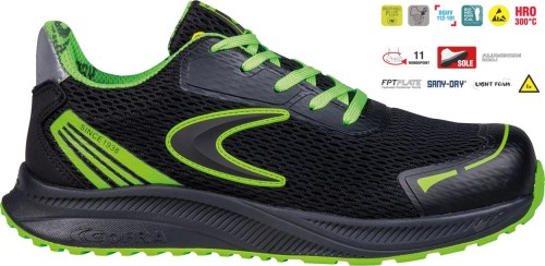 Buty robocze z podnoskiem Cofra Gambol ESD S1PS HRO SC FO SR (widok z piktogramami)