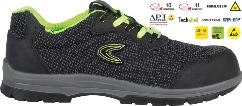Buty robocze z podnoskiem Cofra Ferrara ESD S3L FO SR (widok z piktogramami)