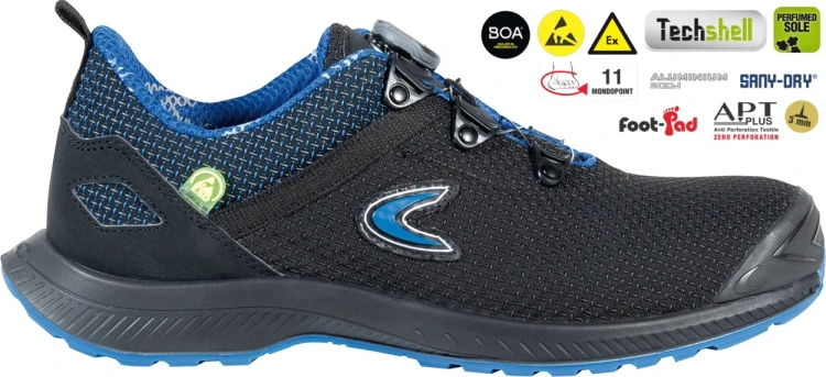 Buty robocze z podnoskiem Cofra Gasket ESD S3S FO SR BOA (widok z piktogramami)