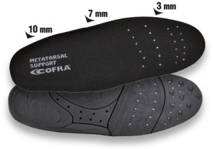 Wkładki do butów z poliuretanu Cofra Metatarsal Support