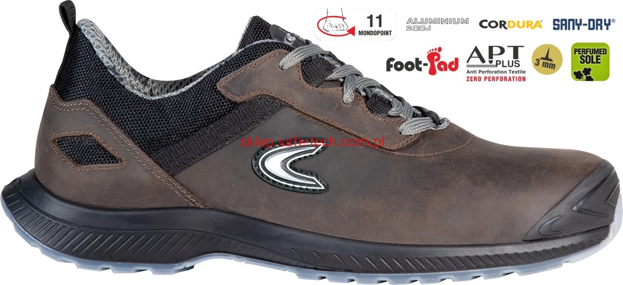 Buty robocze z podnoskiem Cofra Tigercat S3S FO SR (widok z piktogramami)