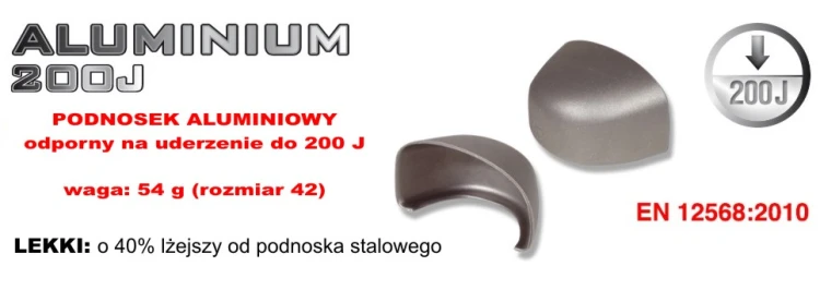 Podnosek aluminiowy w butach roboczych Cofra Hale S7S SC HRO FO SR