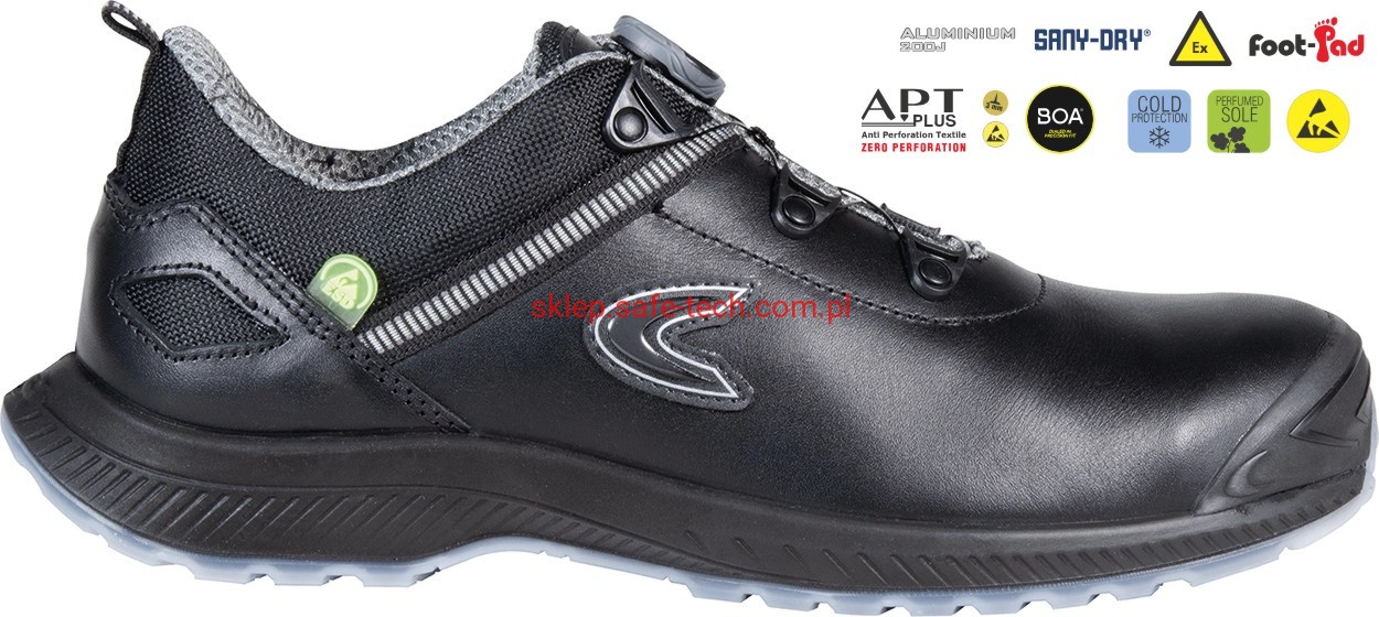 Buty robocze z podnoskiem Cofra Fairing ESD S3S CI FO SR BOA (widok z piktogramami)
