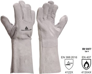 Rękawice spawalnicze z dwoiny bydlęcej Delta TC716