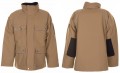 Canvas parka khaki front - back.JPG