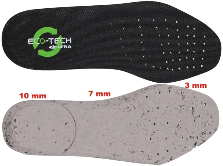 Wkładki Eco-Tech do butów roboczych Cofra Environment ESD S1 P SRC