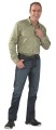 Koszula z długim rękawem khaki.JPG