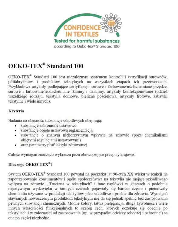 Oeko-Tex (confidence in textiles) - znaczenie.JPG