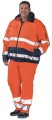 Kurtka zimowa komfortowa 2-kolorowa Hi-Viz (pomarańczowy-granatowy).JPG
