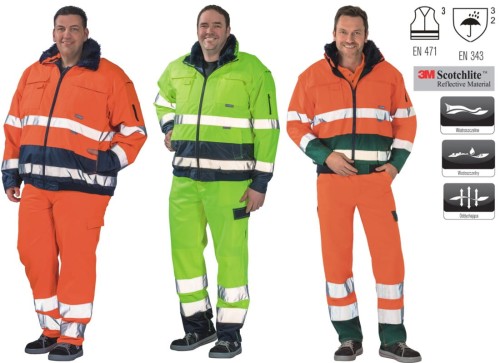 Kurtka zimowa komfortowa 2-kolorowa Hi-Viz.JPG