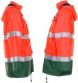 Kurtka parka 2-kolorowa zimowa ostrzegawcza (pomarańczowy-zieony) sides.JPG