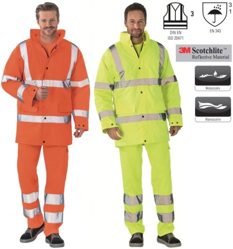 Kurtka parka 1-kolorowa zimowa ostrzegawcza.JPG